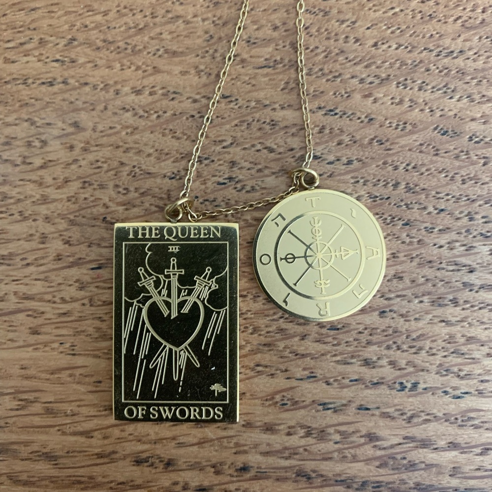 Double Charm Tarot Necklace